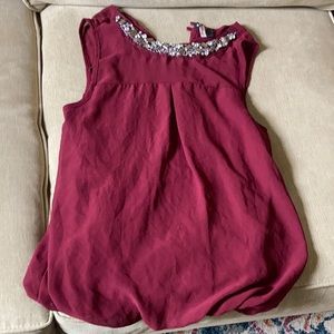 Woman’s extra small blouse with beading